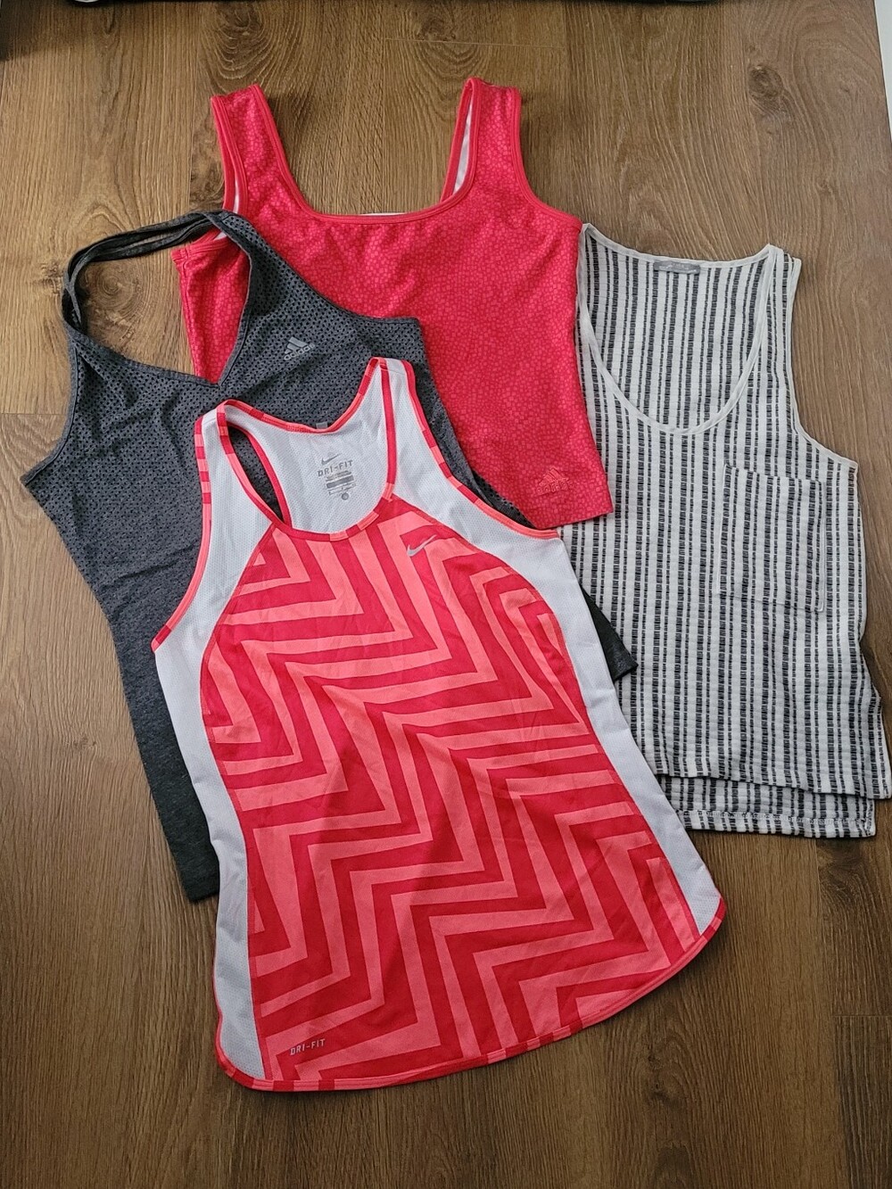 Bundle Of 4 - Nike Adidas Zara Tank Tops Active Singlets